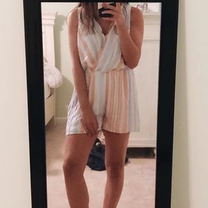 Brand new scalloped romper, never been worn!